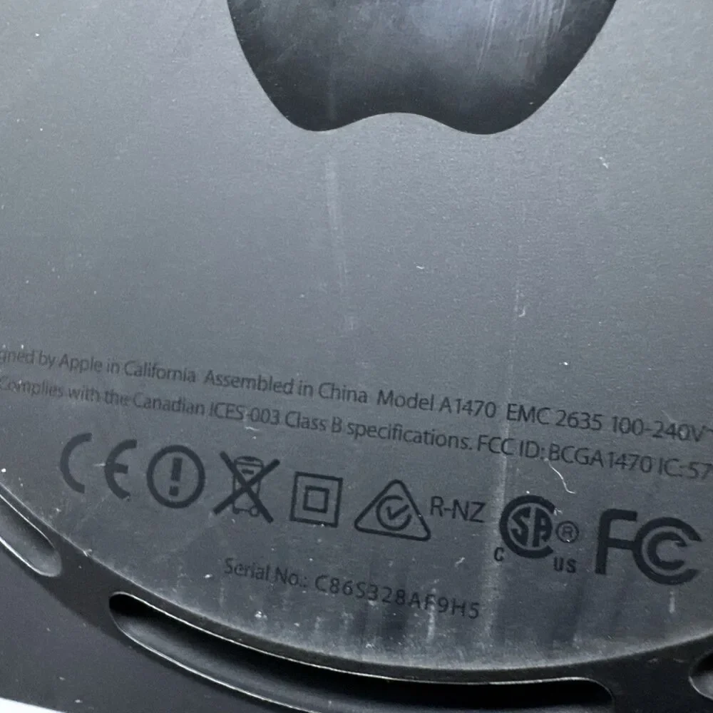 Apple AirPort Time Capsule 5th 802.11ac Wireless Router w/USB, 2TB HDD A1470